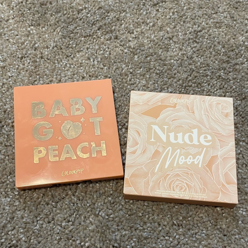 Colourpop eyeshadow palettes bundle